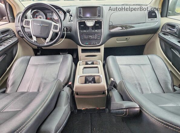 2C4RC1BG5GR186598 2016 CHRYSLER TOWN Gray Widok deski rozdzielczej