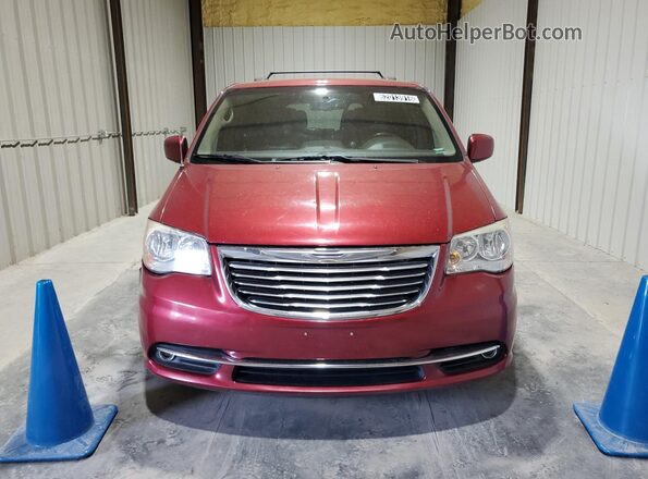 2C4RC1BG5GR283879 2016 CHRYSLER TOWN Maroon Vista interior de 360 grados