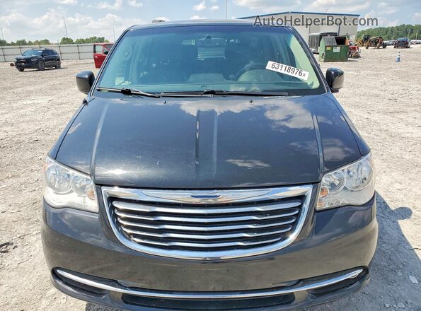 2C4RC1BG5GR290914 2016 CHRYSLER TOWN Black Դիմացի տեսք