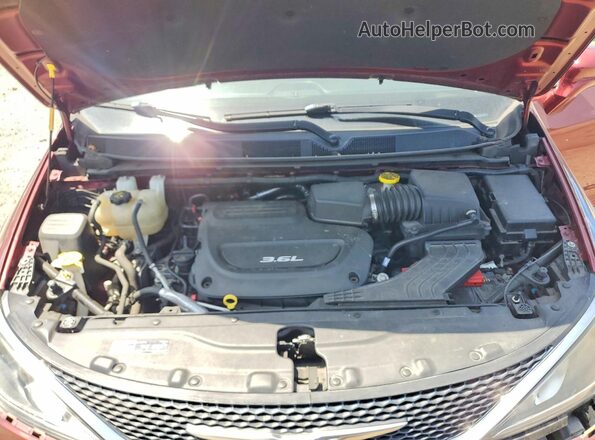 2C4RC1BG5JR332926 2018 CHRYSLER PACIFICA Burgundy Вид підкапотного простору