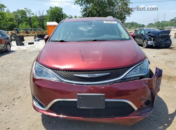 2C4RC1BG5JR332926 2018 CHRYSLER PACIFICA Burgundy Вид спереду
