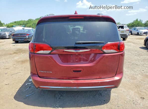 2C4RC1BG5JR332926 2018 CHRYSLER PACIFICA Burgundy Вид ззаду