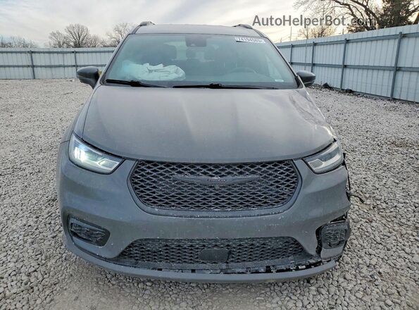 2C4RC1BG5MR523816 2021 CHRYSLER PACIFICA Gray Front view