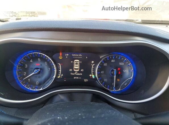 2C4RC1BG5MR593140 2021 CHRYSLER PACIFICA Gray Instrument cluster view