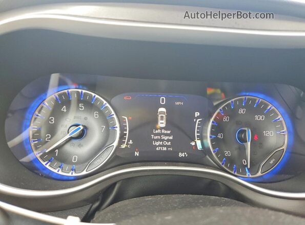 2C4RC1BG5RR167620 2024 CHRYSLER PACIFICA Silver Вид щитка приладів