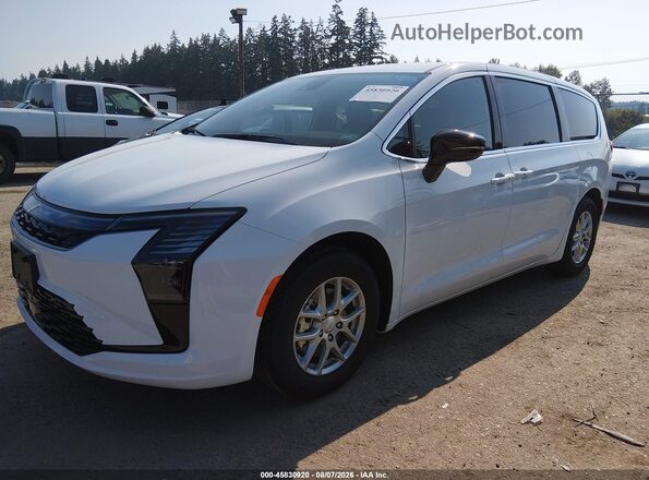 2C4RC1BG5VR563766 2027 CHRYSLER PACIFICA White წინა მარცხენა ხედი სამი მეოთხედიდან