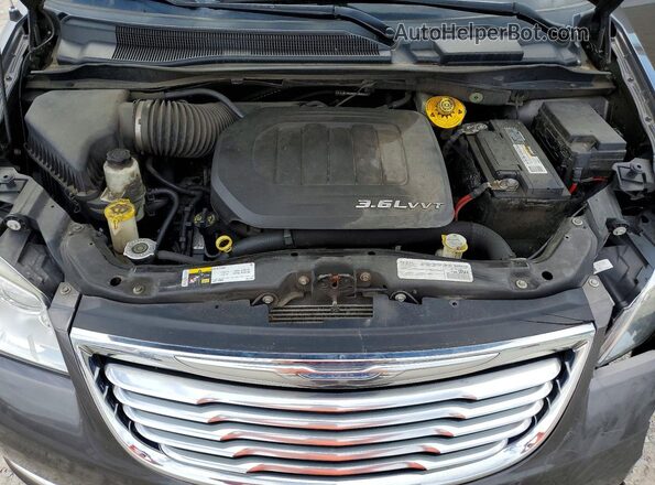 2C4RC1BG6GR112901 2016 CHRYSLER TOWN Gray ძრავის განყოფილების ხედი