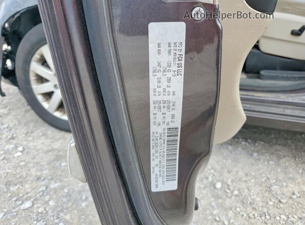 2C4RC1BG6GR112901 2016 CHRYSLER TOWN Gray VIN კოდის სტიკერის ხედი