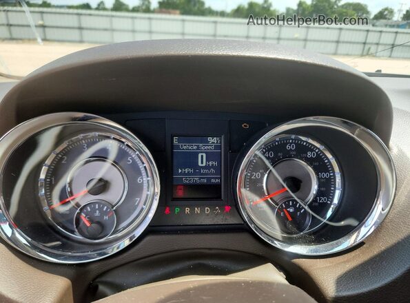 2C4RC1BG6GR138155 2016 CHRYSLER TOWN Черный Вид щитка приборов
