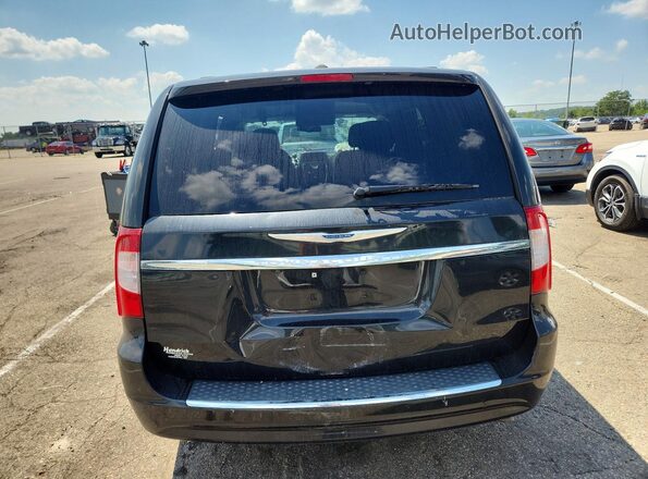 2C4RC1BG6GR138155 2016 CHRYSLER TOWN Черный Вид сзади