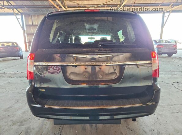 2C4RC1BG6GR229555 2016 CHRYSLER TOWN Black VIN sticker view