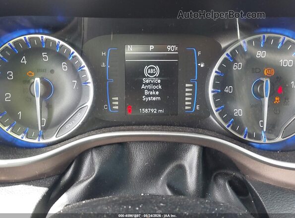 2C4RC1BG6JR152015 2018 CHRYSLER PACIFICA Gray უკანა სავარძლების ხედი