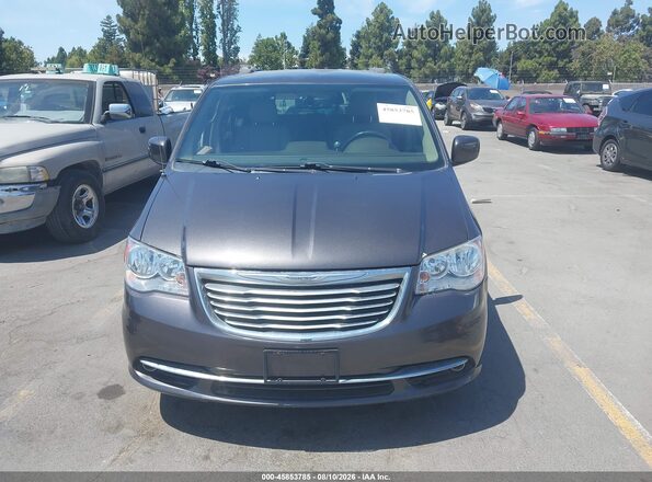 2C4RC1BG7GR156339 2016 CHRYSLER TOWN & COUNTRY Gray Вид щитка приладів