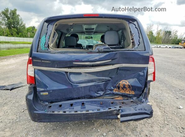 2C4RC1BG7GR205359 2016 CHRYSLER TOWN Синий Вид сзади
