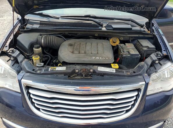2C4RC1BG7GR205359 2016 CHRYSLER TOWN Синий Вид подкапотного пространства