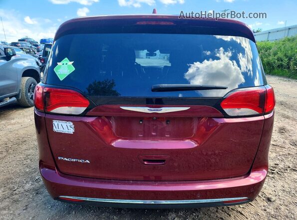 2C4RC1BG7JR233556 2018 CHRYSLER PACIFICA Red Widok z tyłu