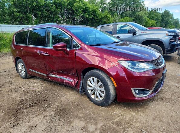 2C4RC1BG7JR233556 2018 CHRYSLER PACIFICA Red Przód prawy