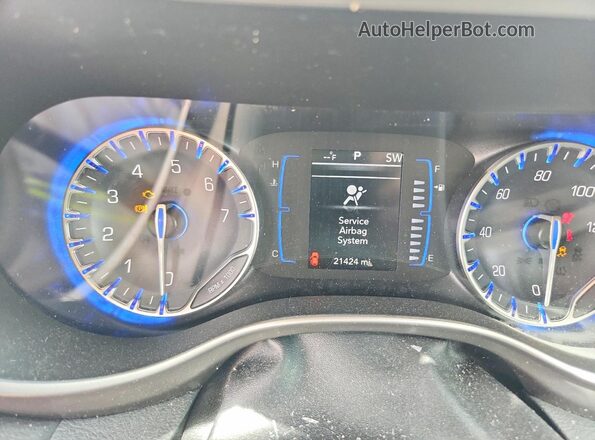 2C4RC1BG7LR158053 2020 CHRYSLER PACIFICA Gray Вид щитка приладів