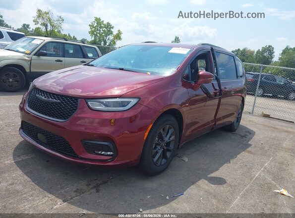 2C4RC1BG7MR500683 2021 CHRYSLER PACIFICA Burgundy Przód lewy