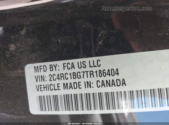 2C4RC1BG7TR186404 2026 CHRYSLER PACIFICA Черный Вид подкапотного пространства