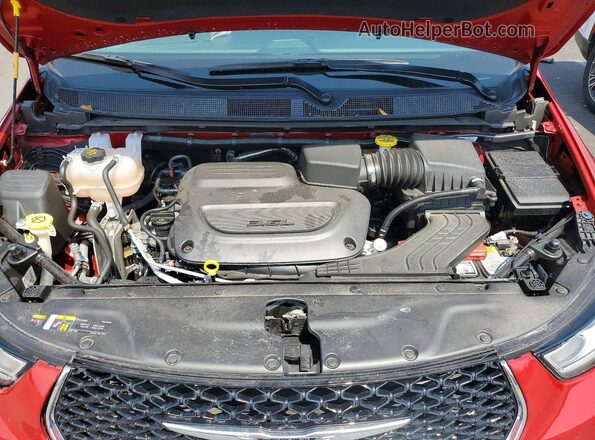 2C4RC1BG7TR212709 2026 CHRYSLER PACIFICA Red Vista del compartimento del motor