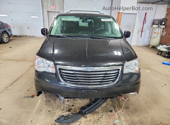 2C4RC1BG8GR215477 2016 CHRYSLER TOWN Black Widok z przodu