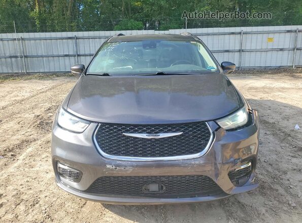 2C4RC1BG8MR552842 2021 CHRYSLER PACIFICA Серый Вид спереди