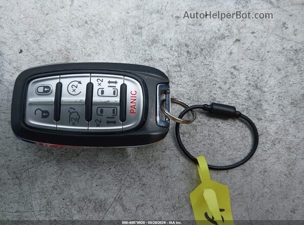 2C4RC1BG8SR507008 2025 CHRYSLER PACIFICA Black Vista del salpicadero