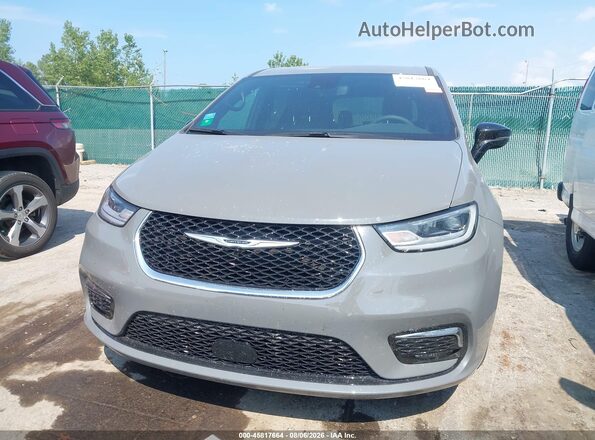 2C4RC1BG8SR580265 2025 CHRYSLER PACIFICA Gray ხელსაწყოთა პანელის ხედი