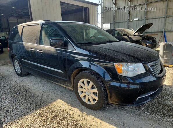2C4RC1BG9GR133113 2016 CHRYSLER TOWN Black Przód prawy