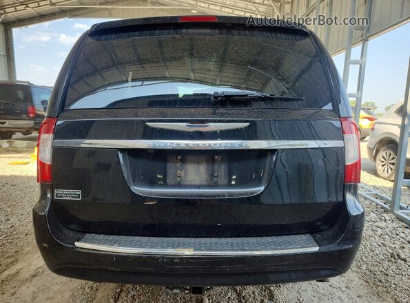 2C4RC1BG9GR133113 2016 CHRYSLER TOWN Black Widok z tyłu