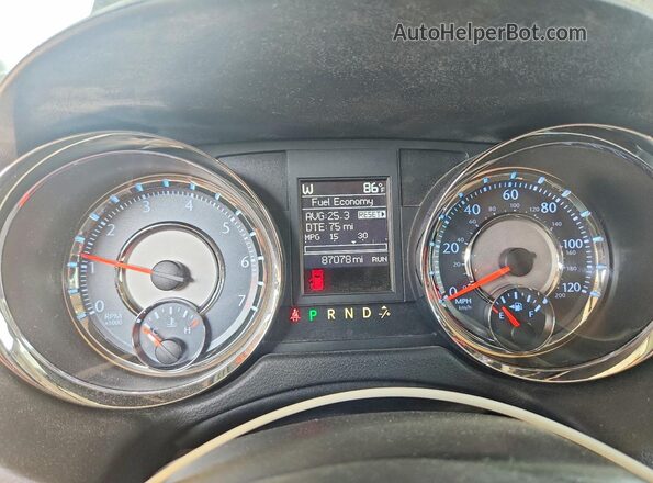 2C4RC1BG9GR133113 2016 CHRYSLER TOWN Black Widok zestawu wskaźników