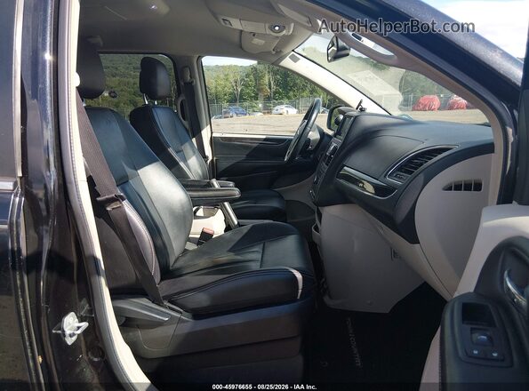2C4RC1BG9GR148632 2016 CHRYSLER TOWN & COUNTRY Black Vista interior delantera
