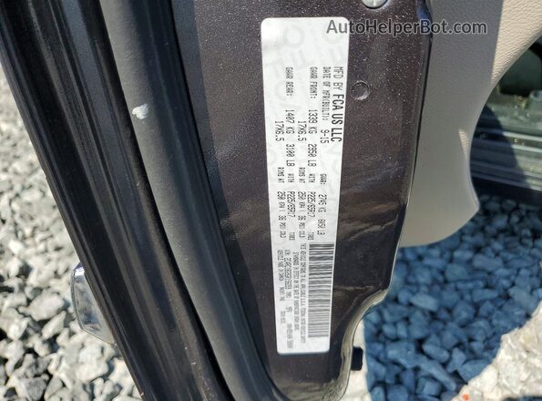 2C4RC1BG9GR156259 2016 CHRYSLER TOWN Brown VIN կոդի պիտակի տեսք