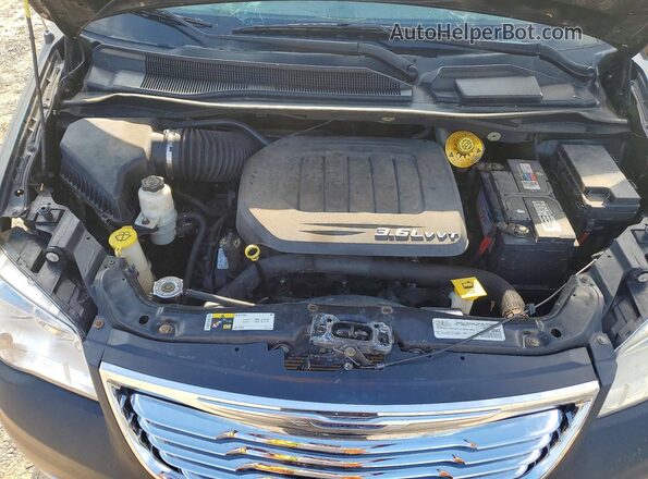 2C4RC1BG9GR172803 2016 CHRYSLER TOWN Black Vista del compartimento del motor