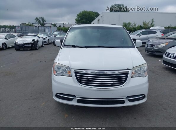 2C4RC1BG9GR296716 2016 CHRYSLER TOWN & COUNTRY White Вид щитка приладів