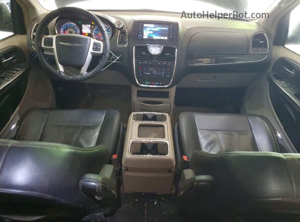 2C4RC1BG9GR298739 2016 CHRYSLER TOWN Charcoal Առջևի վահանակի տեսք