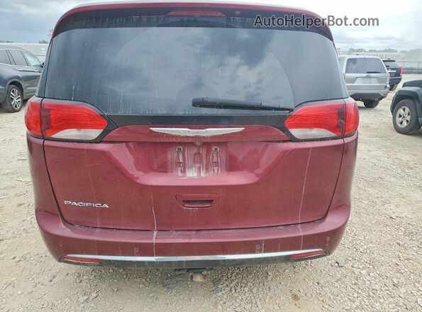 2C4RC1BG9HR627618 2017 CHRYSLER PACIFICA Maroon Vista trasera