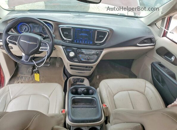 2C4RC1BG9HR627618 2017 CHRYSLER PACIFICA Maroon Vista del salpicadero