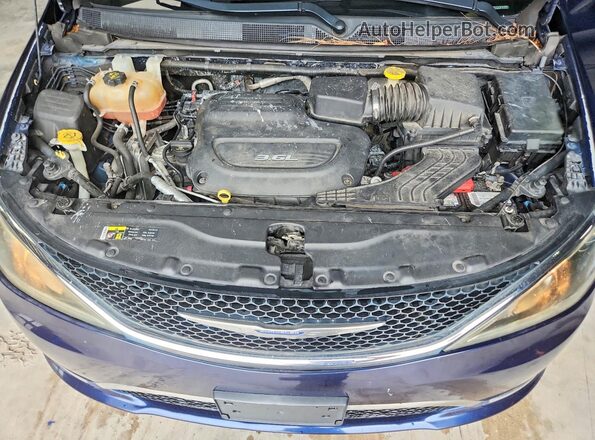 2C4RC1BG9HR730392 2017 CHRYSLER PACIFICA Синий Вид подкапотного пространства