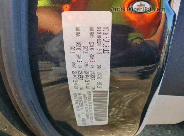 2C4RC1BG9KR526084 2019 CHRYSLER PACIFICA Black Widok naklejki z numerem VIN