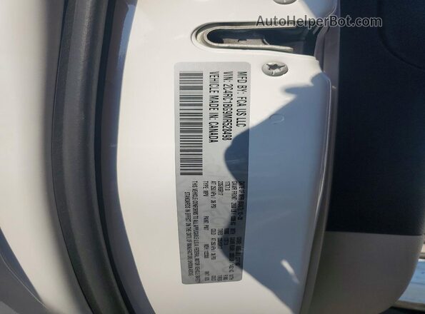 2C4RC1BG9MR528498 2021 CHRYSLER PACIFICA White VIN sticker view