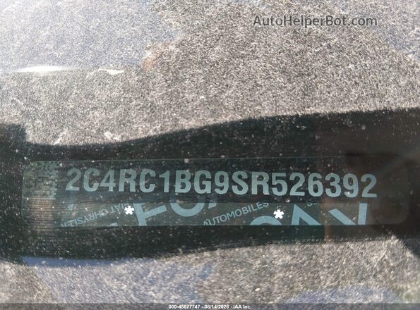 2C4RC1BG9SR526392 2025 CHRYSLER PACIFICA Blue Vista del compartimento del motor