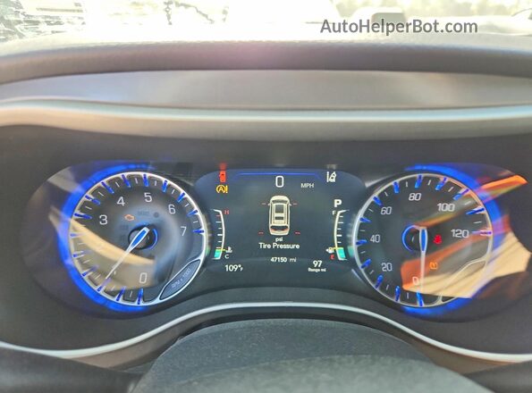 2C4RC1BG9SR531625 2025 CHRYSLER PACIFICA Blue Սարքավորումների վահանակի տեսք