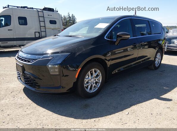 2C4RC1BG9VR568680 2027 CHRYSLER PACIFICA Black წინა მარცხენა ხედი სამი მეოთხედიდან
