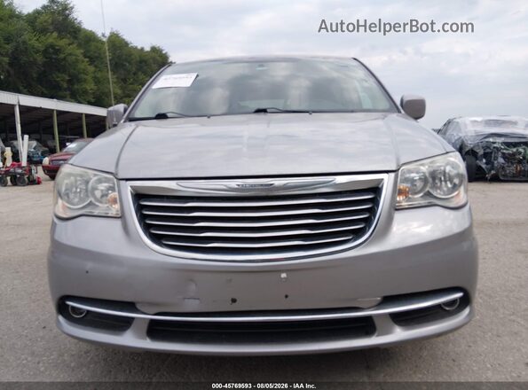 2C4RC1BGXGR269461 2016 CHRYSLER TOWN & COUNTRY Silver წინა ხედი