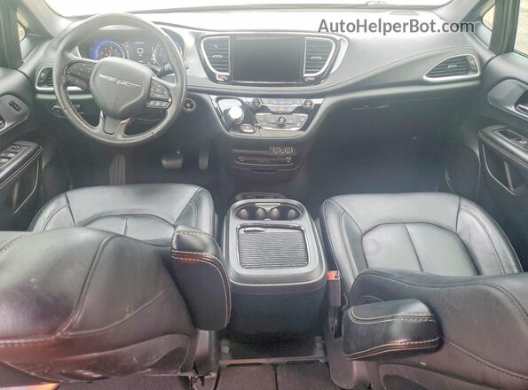 2C4RC1BGXMR560957 2021 CHRYSLER PACIFICA Black Widok deski rozdzielczej