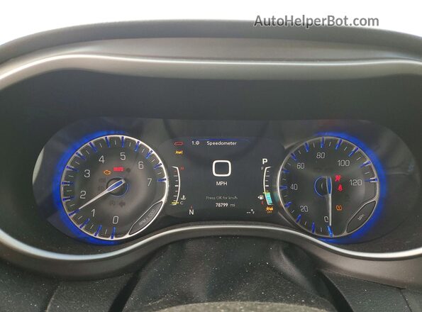 2C4RC1BGXMR588516 2021 CHRYSLER PACIFICA White ხელსაწყოთა პანელის ხედი