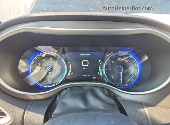 2C4RC1BGXSR614318 2025 CHRYSLER PACIFICA Black Instrument cluster view