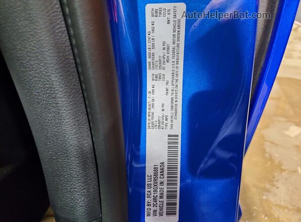 2C4RC1BGXVR586881 2027 CHRYSLER PACIFICA Blue Widok wnętrza 360 stopni